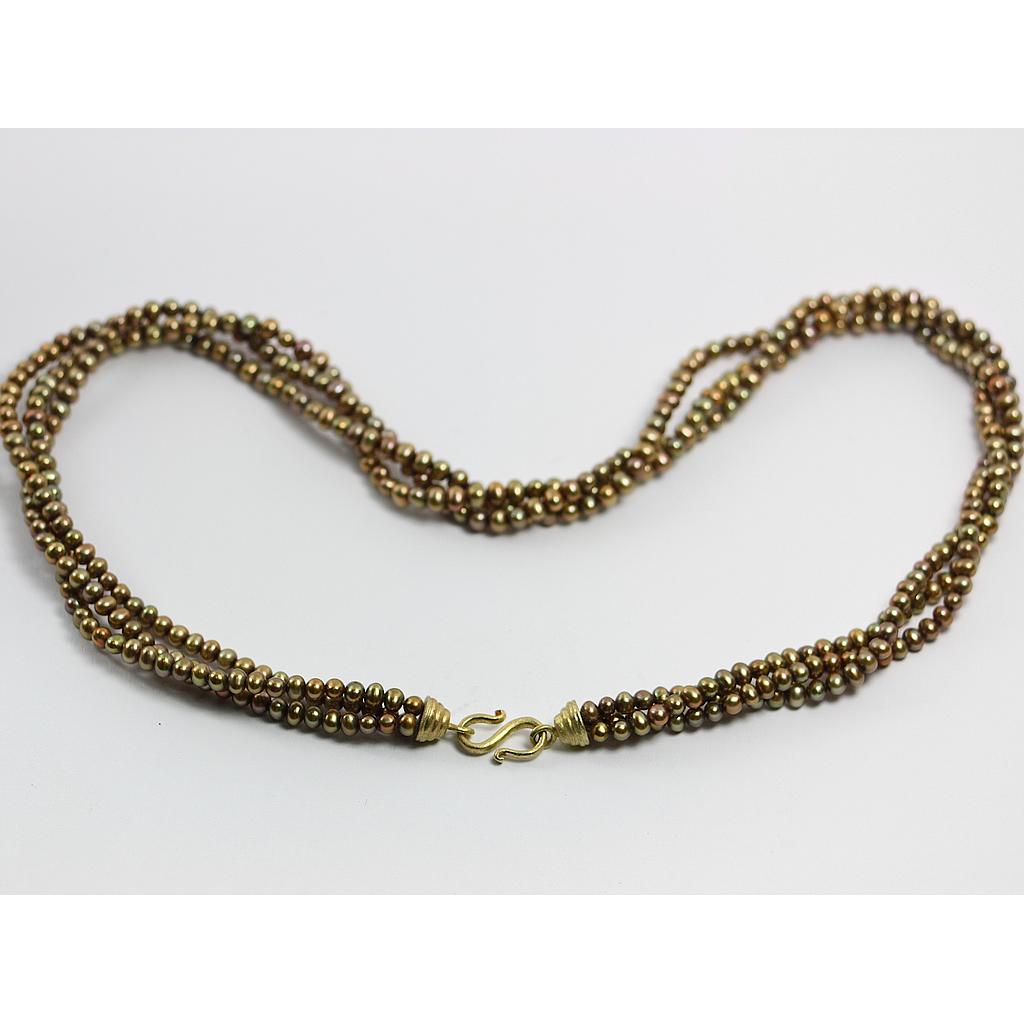 Perlenkette 982 (VK 1.270,-€) - bei Anlieferung von 2,6gr. Feingold