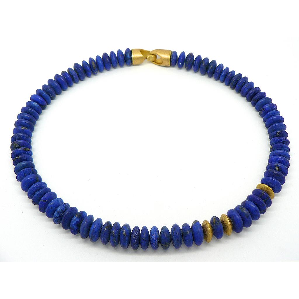Steinkette 1081 Lapislazuli (VK 2.970,-€) - Angebot abzüglich 35% Aktion