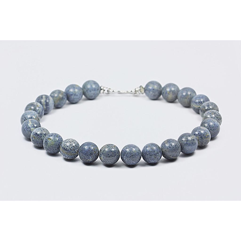 Steinkette 1086 blaue Koralle (VK 790,-€) - abzüglich 35% Aktion