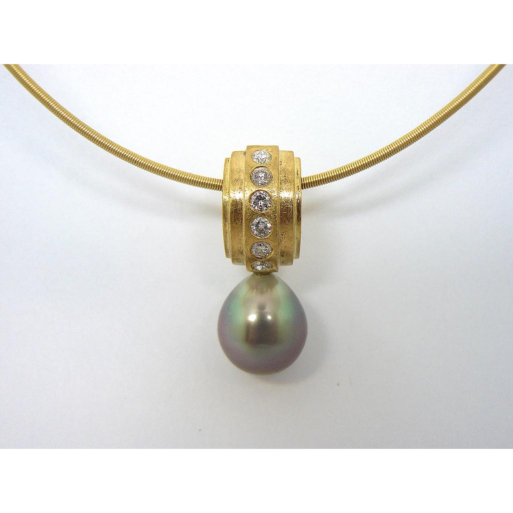 Anhänger Tahiti Perle 252 - Angebot: bei Anlieferung von 5,2gr. Feingold