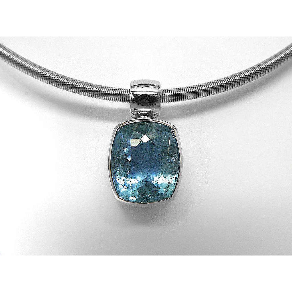 Anhänger Aquamarin 27