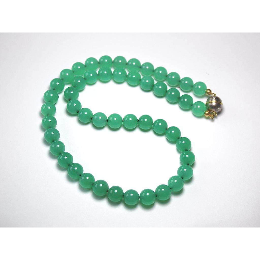 Steinkette 1071 Top Chrysopras - günstiger mit 35% Aktion