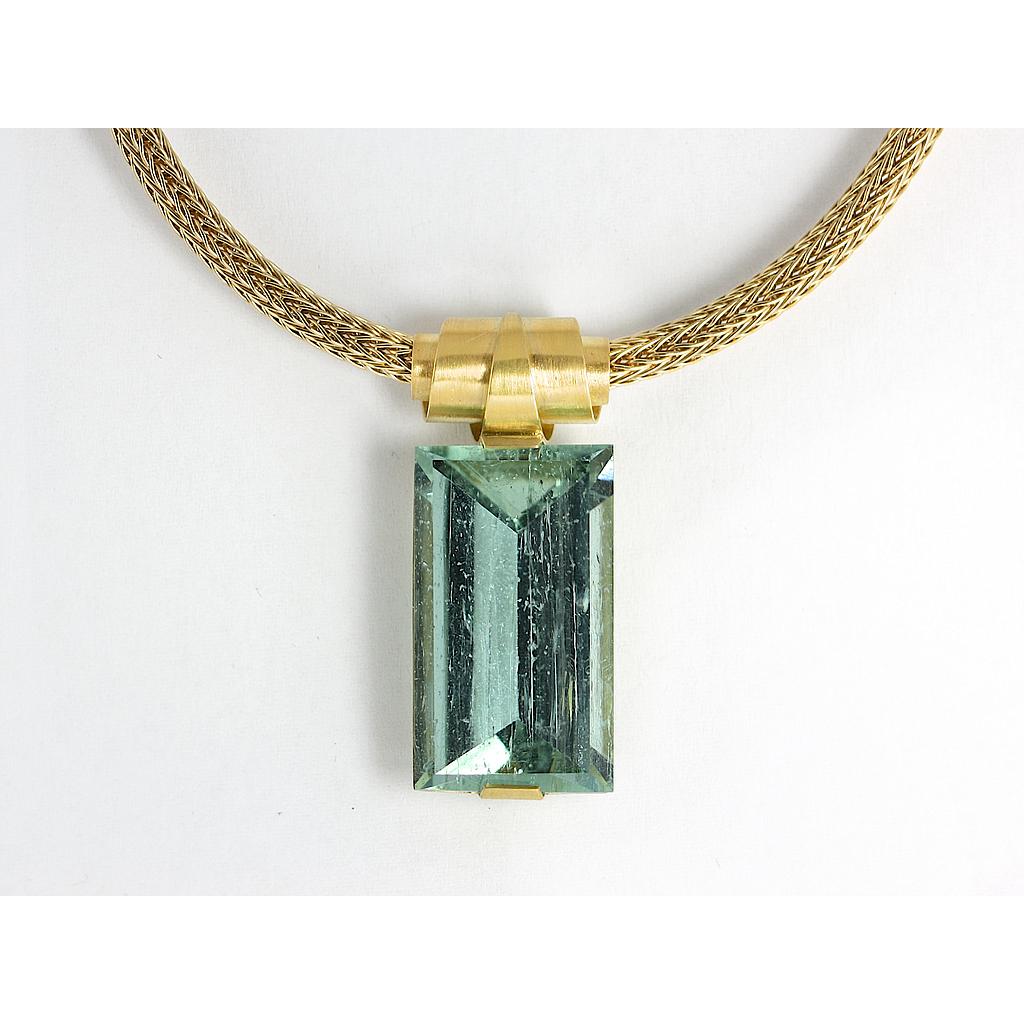 Anhänger 53 Aquamarin (VK 8950,-€) - günstiger abzüglich 35% Aktion