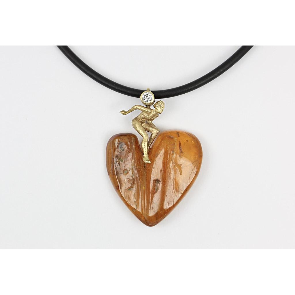 Anhänger 227 Bernstein-Brillant (VK 980,-€) - günstiger abzüglich 35% Aktion