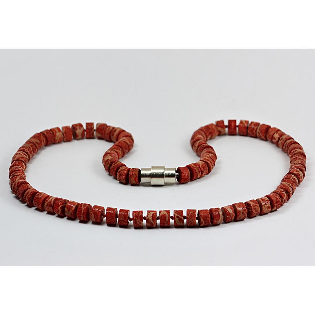 Steinkette 1093 Koralle (VK 290,-€) - Angebot abzüglich 35% Aktion