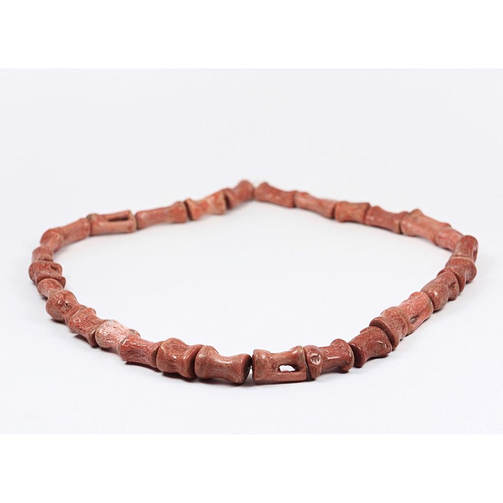 Steinkette 1096 Koralle (VK 140,-€) - Angebot abzüglich 35% Aktion