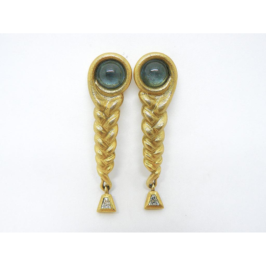 Ohrringe &quot;ziseliert&quot; 667