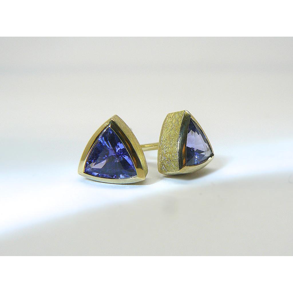Ohrringe Tansanit 614